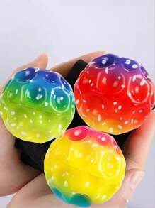 1pc Anti-Gravity Moon Stone Bouncy Ball,70mm-6.6 High Elastic Ball,Porous Stress Relief Toy,Boll,Bounce Balls,Bitzee,Big Bouncy Ball,Stress Relief Toy,Moonball,Magnetic Balls,Bounce About,Toy Ball,Sensory Stones,Stress Relief,Anti Stress
