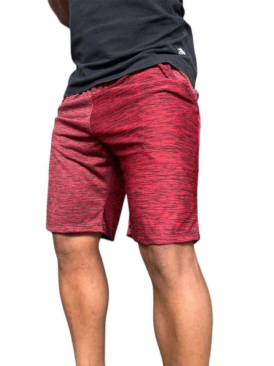 Men Outdoor Shorts - 酒紅色 - 查看 1