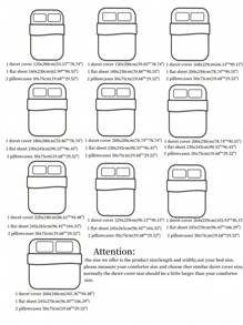 4入組套格子圖案被套1入組被套和1入組床單和2入組枕套現代滌綸家居床上用品套裝 - 藍色 - 查看 2