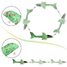 Foam Airplane Launcher, Outdoor Sports Toy Throw Glider Plane, Interactive Game Airplane Glider, Multi-Function Creative Stress Relief Toy - Multicolor - View 7