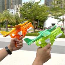 Foam Airplane Launcher, Outdoor Sports Toy Throw Glider Plane, Interactive Game Airplane Glider, Multi-Function Creative Stress Relief Toy - Multicolor - View 3