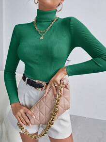Women Sweaters - Green - View 3
