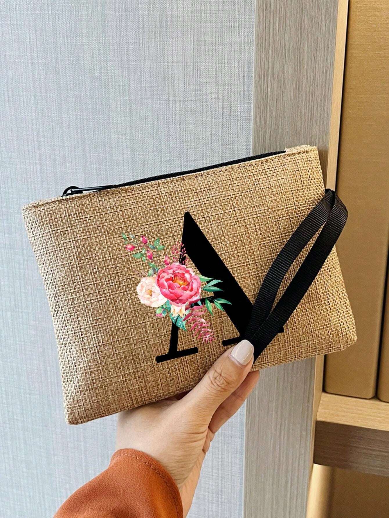 Messertasche Aus Gewachstem Leinen - 4 Fächer Mit Reißverschluss Für Kochmesser