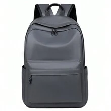 Balo Thời Trang Chất Liệu PU Nhẹ Cho Nữ, Thích Hợp Đi Du Lịch Và Du Lịch, Có Thể Đựng Laptop 15 Inch, Cũng Thích Hợp Cho Nam Đi Làm Và Mua Sắm. - màu đen - Xem 1