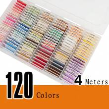 24/40/48/72/80/120 Colors DIY Embroidery Thread Multi-Color Embroidery Yarn For Sewing Embroidery Thread Set With Organizer Box - Multicolor - View 13