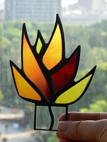 Una planta en miniatura de Agave de decoración en maceta de acrílico, decoración del jardín del hogar - Verde - Ver 3