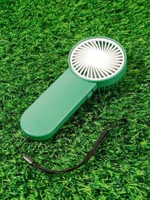 1 Ventilateur portable de poche mini avec un niveau de réglage, alimenté par batterie (le produit ne comprend pas de batterie), Convient pour les bureaux et les bureaux d\"adolescents, avec cordon pour une utilisation en extérieur, Rafraîchissant en été