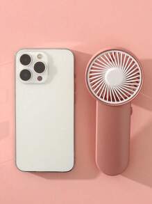 1 Ventilateur portable de poche mini avec un niveau de réglage, alimenté par batterie (le produit ne comprend pas de batterie), Convient pour les bureaux et les bureaux d\"adolescents, avec cordon pour une utilisation en extérieur, Rafraîchissant en été