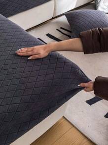 1 Stück Jacquard-Elastische Stretch-Plaid-Sofabezug, Anti-Splash-Design, Pet-Krallen-resistenter Schutz für 1/2/3/4-Sitzer-Sofa, mit Armlehnen- und Rückenlehnenbezug, alle Jahreszeiten