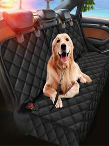 1 Pc Dog Seat Cover For Back Seat, 100% Waterproof Dog Car Seat Covers , Scratch Prevent Antinslip Dog Car Hammock, Car Seat Covers For Dogs, Dog Backseat Cover For Most Cars Trucks SUVs For Christmas And Halloween New Year Gift Decor