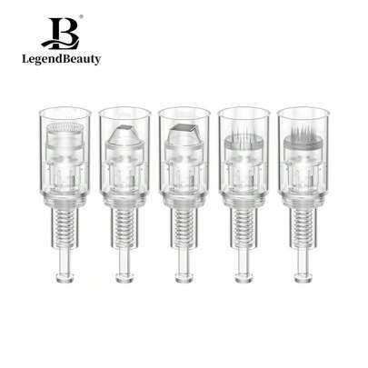 10/50 件卡口式真皮笔芯适用于 N2/M5/M7 螺丝真皮笔芯适用于 L1/L3/L6/L8、美容、护肤品、水疗、自我护理、护肤工具、面部护理、美容师用品、按摩、面部按摩工具、面部滚轮