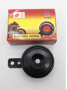 Bocina Electrica Claxon universal de 90mm 12Vcc 150db para coche moto - Negro - Ver 2