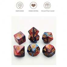 7pcs/Set Tabletop Game Perfect For Bars And Clubs, Fun And Casual Pastime Game For Family Gatherings, Essential Toy For Multiplayer Games At Parties - Bronze - View 2