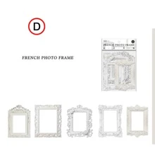 10 Pcs Hollow Relief Vintage Frame Decorative Paper Romantic Encounter Series Handbook Decoration Collage Material Scrapbooking
