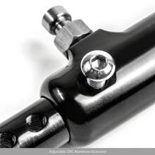 CNC Aluminum Side Stand Leg Kickstand Adjustable For Kawasaki Z900RS 2018 Black - 黑色 - 查看 8