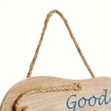 1 件木制人字拖壁挂 - 适合家庭、办公室和暑假的海滩航海装饰、家居装饰、房间装饰、墙壁装饰 - 藍色 - 查看 6