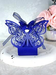 50 piezas Cajas de regalo y bolsas de embalaje adorables con diseño de mariposa para chocolates y caramelos, decoraciones para boda, matrimonio, cumpleaños, , fiestas, los objetos talla grande económicos, suministros para pequeños negocios, cajas de embalaje, decoración de boda, bolsas de regalo para fiesta de boda, útiles escolares, bolsas de alimentos, cajas de alimentos adecuadas para caramelos, chocolates, galletas, etc.