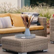 250pcs 17-Inch Brown & White Dried Fluffy Pampas Grass Decor For Boho Home, Wedding Decoration - Multicolor - View 5