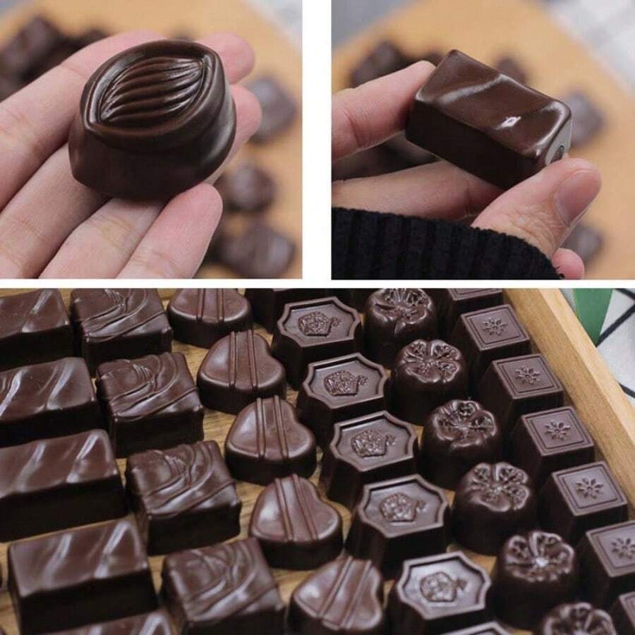 7入組仿真巧克力造型模型，人造巧克力模型逼真，裝飾家居廚房展示道具，攝影道具玩具 - 類別 - 查看 1