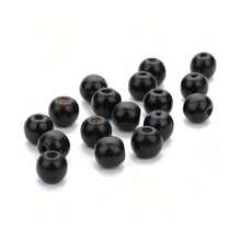 100pcs/Pack 10mm Colorful Wooden Beads, Large Hole Beads For DIY Bracelet/Necklace Making, Wood Beads - Multi Color Beads - View 18
