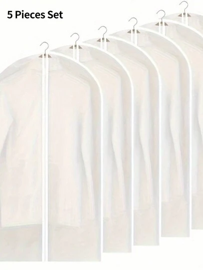 5 قطع أكياس معلقة للخزانة مقاومة للرطوبة - أغطية خفيفة لمنع الغبار لوازم المدرسة ، اكسسوارات المدرسة ، العودة إلى المدرسة ، طلاب الجامعة ، منظم المدرسة ، أكياس تخزين المعلم ، صناديق تخزين الرف والخزانة المبطنة ، صندوق تنظيم الأسرة / الخزانة / التخزين المبطن تحت السرير ، تخزين الملابس ، منظم الملابس ، منظم الخزانة ، التنظيم والتخزين ، حاويات التخزين المنزلي والمنزلي