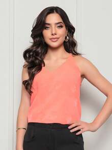 Women Tops - Màu Hồng baby - Xem 4