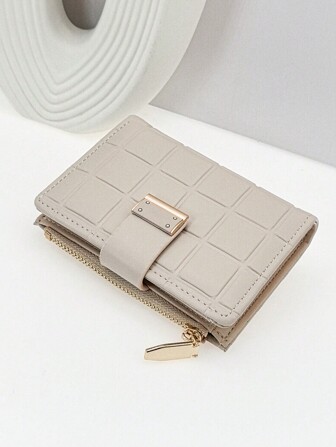 Cute Sweet And Soft Preppy Style Preppy Style Hand Package Opening School Season Zipper Student Business Casual For Women Wallet Purse Wallet Small Wallet