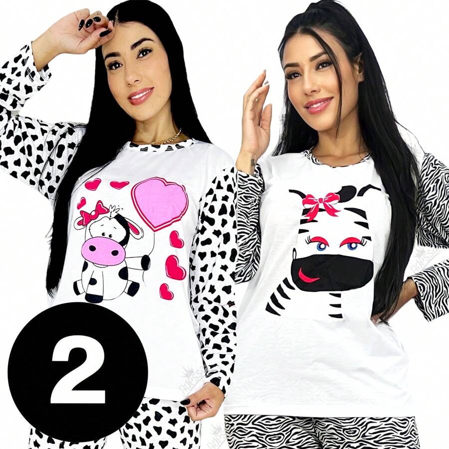 Women Pajama Sets - Màu Lilac Tím - Xem 1