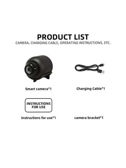 1080P Mini WiFi Surveillance Camera, 2.4G Indoor Security Camera Night Vision Motion Detection, Home Wide Angle IP view 9