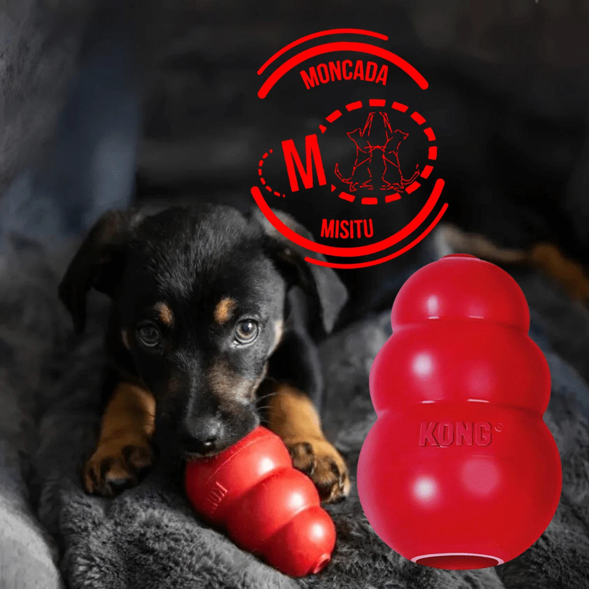 Juguete Interactivo Para Perros Kong Clásico Extra chico Rojo - Rojo - Ver 1