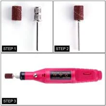 Wood Stick Nail File Manicure Set, 50-Piece Pink Mini Nail File And Cleaning Wood Stick Combination Double-Sided Emery Board Nail File Suitable For Manicure Removal, Pedicure And Manicure Salon UseChristmas