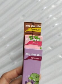 110mm/King Size 3 Mixed Fruit Flavor Cigarette Rolling Papers 3 Packs