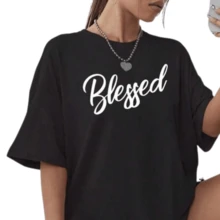 Women T-Shirts - 黑與白 - 查看 2