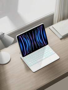 磁性键盘保护套适用于 iPad Pro 11 英寸第 10 代、iPad Air 5/4 10.9 英寸平板电脑 - 白色[西班牙文] - 查看 10