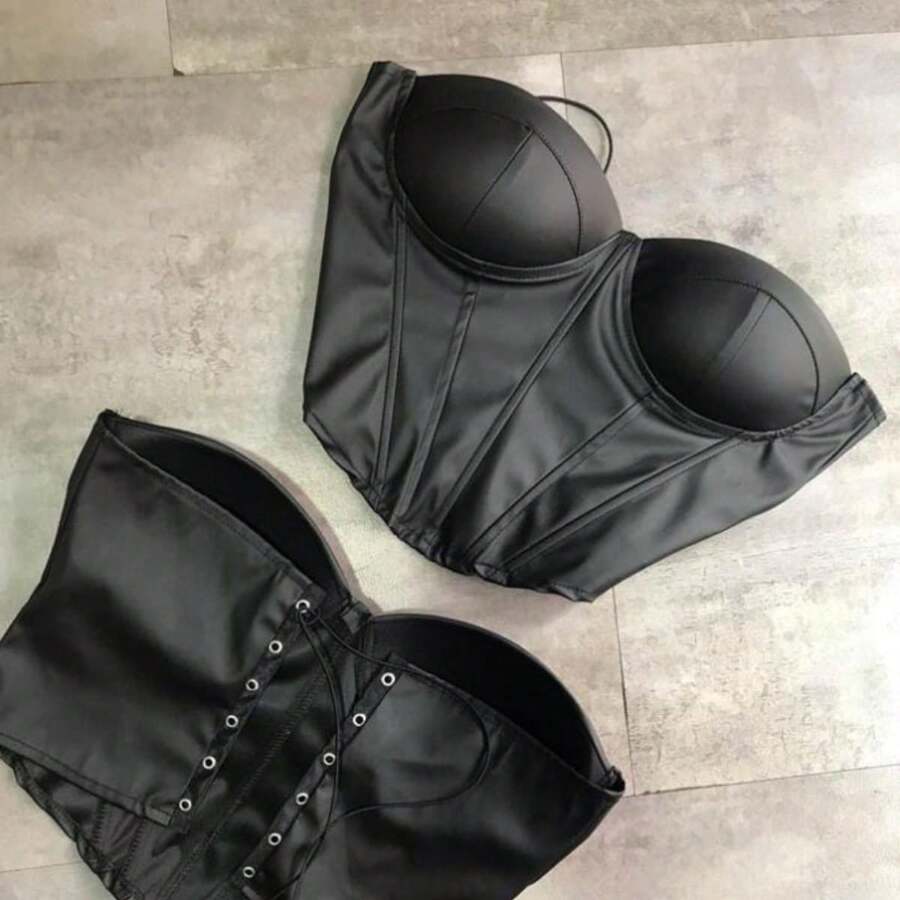 Women Tops - 黑色 - 查看 1
