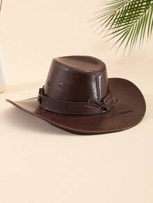 Women's Solid Color Minimalist Daily Horned Bucket Hat For Outdoor Leisure - Coffee Brown - View 3