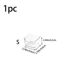 1pc Drawer Organizer Box With Grids For Cosmetics Storage, Square Small Box For Under Desk Bag,Room Decor, Bags,Makeup Bag,Vanity,Travel,Make Up Bag,Travel Essentials,Organizer,Storage,Travel Essential,Makeup Organizer,Makeup Bags,Make Up Organizer,Organiser,Toiletry Bag,Desk Organiser,Cosmetic Bag,Makeup Pouch,Make Up Organize,Vanity Accessories,Make Up Pouch,Make Up Bags,Jewellery Box,Pouch,Makeup Brush Holder,Brush Holder,Perfume Organiser,Pouch Bag,Gifts For Women,Christmas Gifts,Gift Ideas For Women