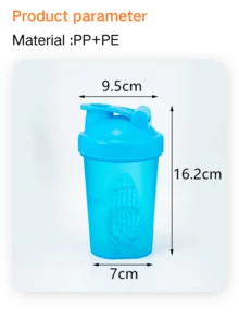 A Pink Protein Shaker Bottle  Shaker Bottle 400ml With Blending Ball 400ml Sport Water Bottle Gym Shaker Bottle Shaker Cups For Protein Shakes 400 Mseveral Colors Available Sports Shaker Water Bottles Dishwasher  Shaker Cups For Protein Shakes Shaker Bottle Perfect For Protein Shakes And Pre Workout Sports Fitness Protein Powder Water Cup Portable 400ml Transparent Hand Cup Plastic With Scale Shaker Cup - 粉色 - 查看 4
