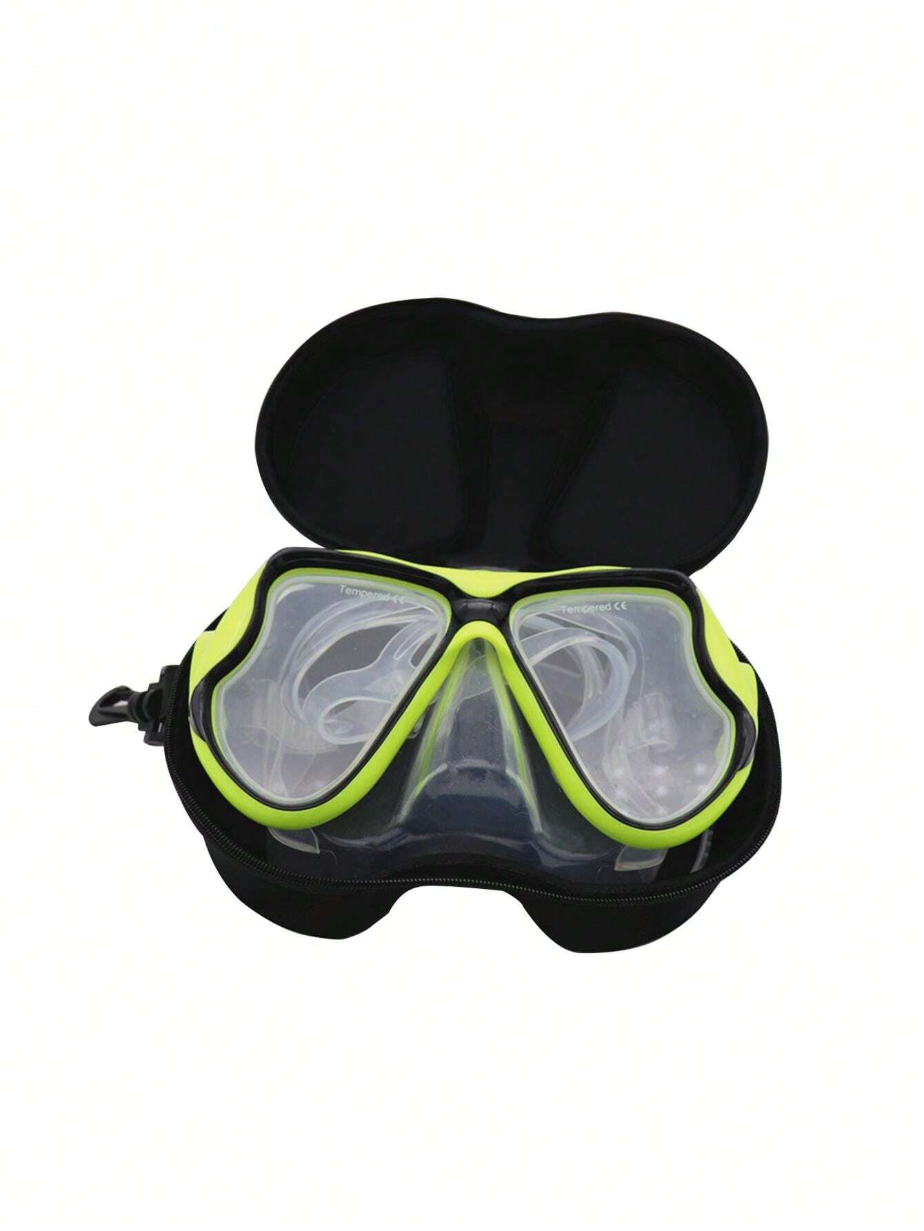 Hook Large Premium EVA Black Zipper Glasses Case For Swimming Goggles