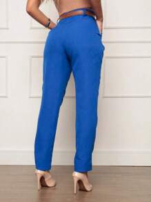 Women Pants - Màu xanh lam - Xem 3