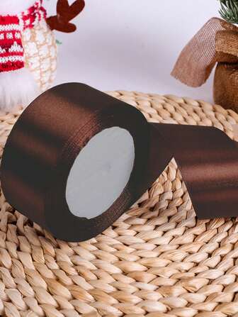 1 件 4 厘米彩色丝带 DIY 发夹玫瑰材料缎带用于装饰蛋糕、礼品和包装，