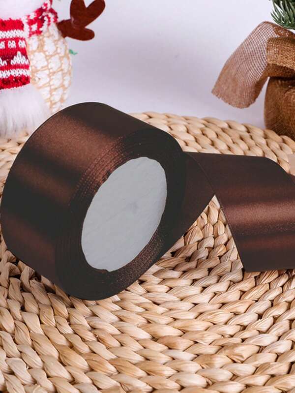 1pc 4cm Colorful Ribbon DIY Hair Clip Rose Material Satin Ribbon For Decorating Cakes, Gifts And Packaging,