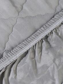 1件装（婴儿床/幼儿床适用）防水婴儿床垫保护套，可机洗，透气，婴儿床垫垫套（颜色随机） - 灰色 - 查看 7