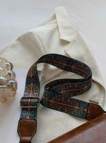 Túi đeo chéo cổ điển, thời trang thu đông, thanh lịch, đa năng, kiểu dáng retro, dây đeo có thể điều chỉnh, túi vuông nhỏ gọn, tối giản, thích hợp cho đi làm, mua sắm, hẹn hò và các sự kiện rodeo. - màu nâu - Xem 6