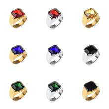 1 Miếng Món quà tốt nhất Đối với Đá quý Phong cách Nhẫn cưới , Thời trang Thép Nhẹ Và Nọn nhẹ Nhẫn Cổ điển Xu hướng Vàng Mạ Đồ trang sức , Ngày lễ tình nhân , Ngày lễ Tạ Ơn - bạc - Xem 9