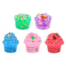 45ml Jelly Crystal Slime And Butter Slime Kit, Soft And Comfortable To The Touch, Non-Sticky, Great Gift For Easter, Birthday, And Parties - Multicolor - View 18