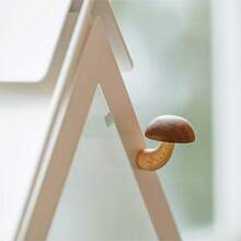 1入組磁性木製蘑菇冰箱磁鐵、冷藏庫磁鐵裝飾、裝飾性冰箱磁鐵飾品、白板上的磁鐵裝飾品 - 彩色 - 查看 11