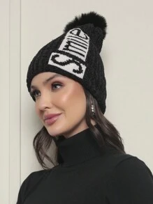 Women Sweater Co-Ords - màu đen - Xem 2