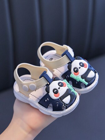 兒童卡通室內拖鞋，防滑軟底封閉式涼鞋，男女嬰幼兒夏季鞋