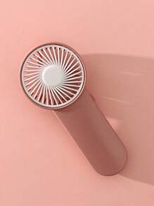 1 Ventilateur portable de poche mini avec un niveau de réglage, alimenté par batterie (le produit ne comprend pas de batterie), Convient pour les bureaux et les bureaux d\"adolescents, avec cordon pour une utilisation en extérieur, Rafraîchissant en été